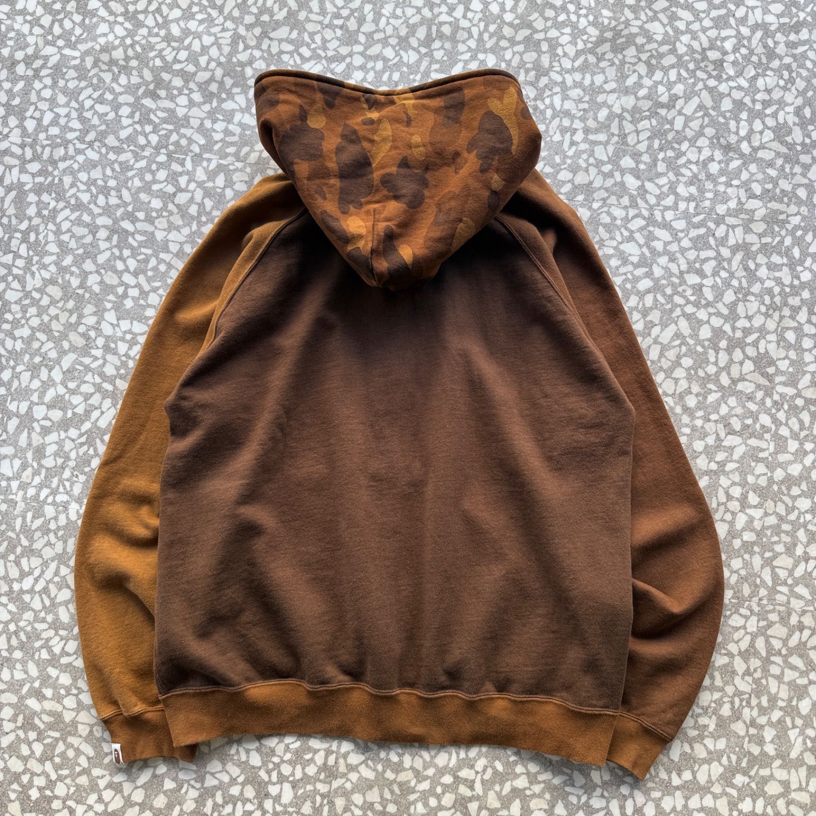 A Bathing Ape / double zip hoodie エイプ 初期 NIGO ツートンカラー