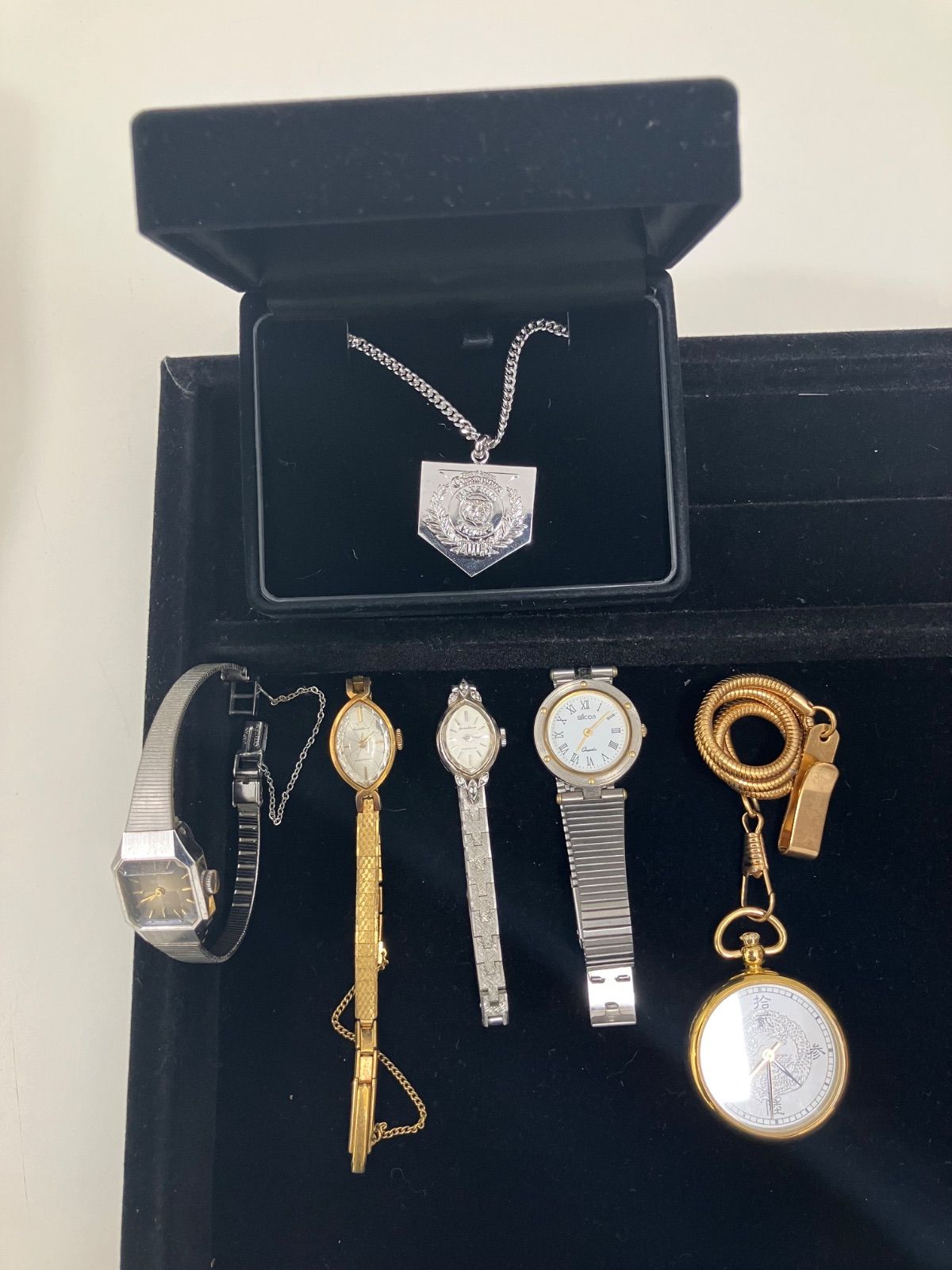 遺品整理品　アクセサリー　時計　2.1キロ超　④ か〇遺品整理 時計 ジャンク 不動 SV925ネックレス おまとめ 9 - メルカリ