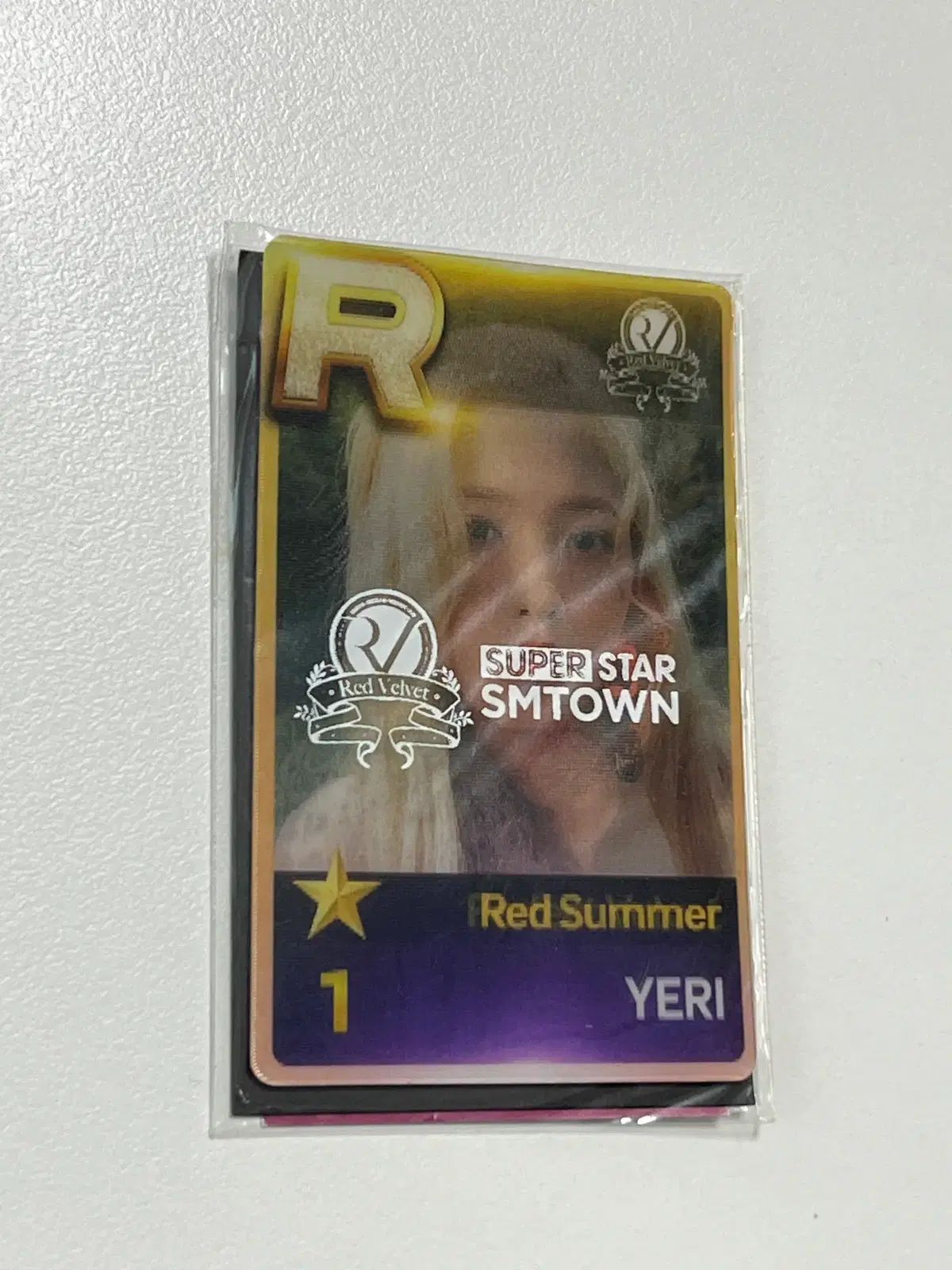 廃盤 Red Velvet レッドベルベット レドベル Redmare SuperStar SMTOWN イェリ YERI レンチキュラーカード レンチキュラー トレカ