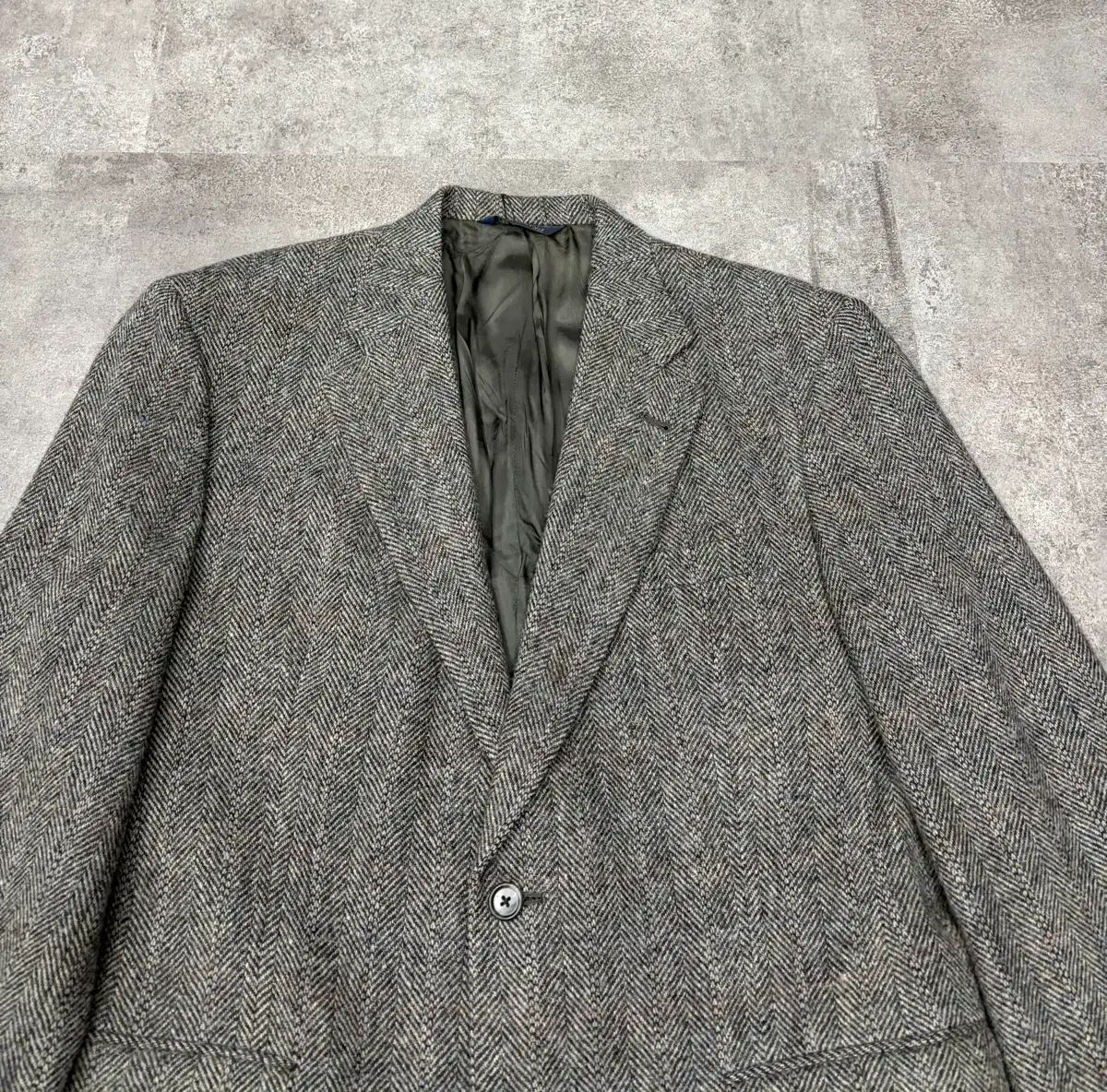 90s バーバリー ヘリンボーン ウール チェック ジャケット - メルカリ