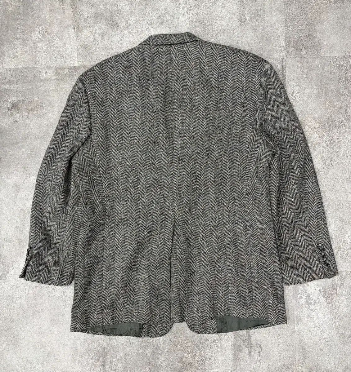 90s バーバリー ヘリンボーン ウール チェック ジャケット - メルカリ