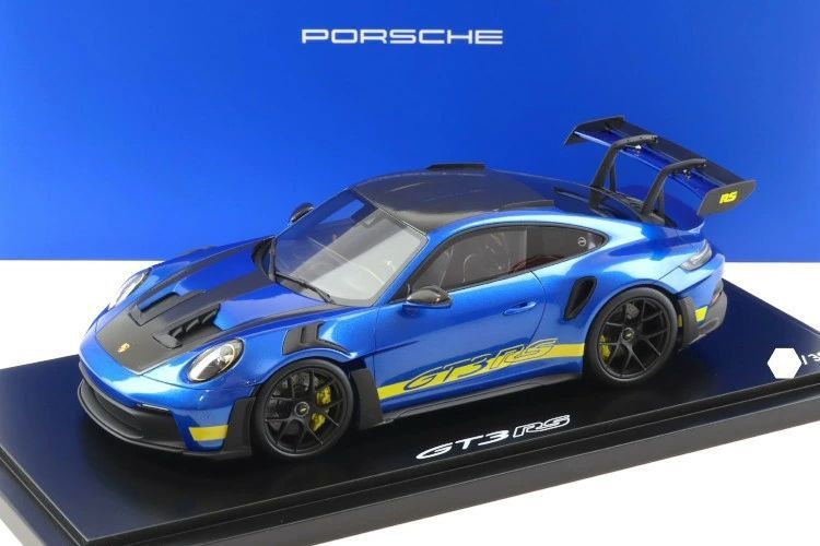 1/43 特注 スパーク ポルシェ 911 992 GT3RS ブルー スパーク 1/18 ポルシェ 911 992 GT3 RS サファイアブルー 300台限定