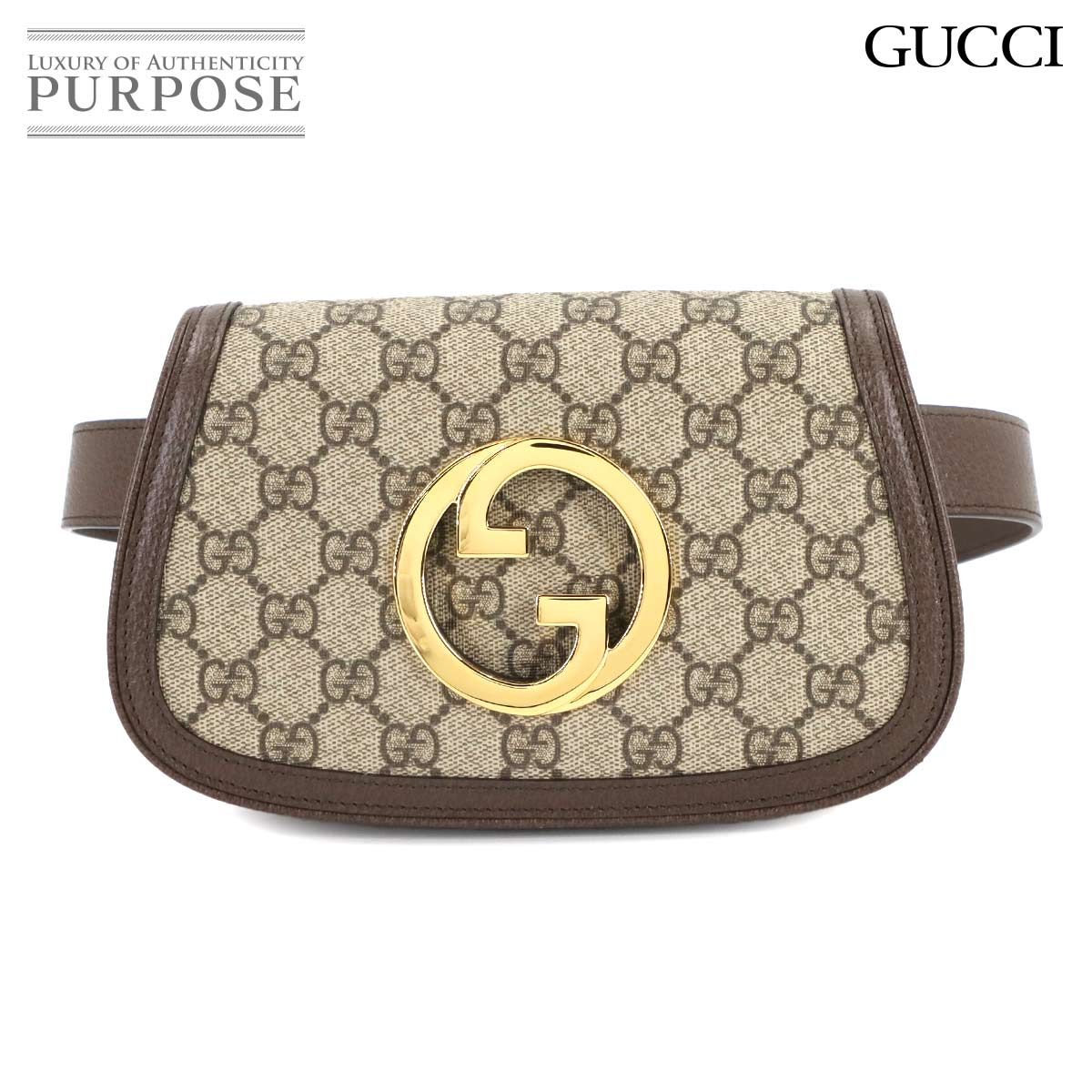 未使用 展示品 グッチ GUCCI ブロンディ GGスプリーム ベルト バッグ 
