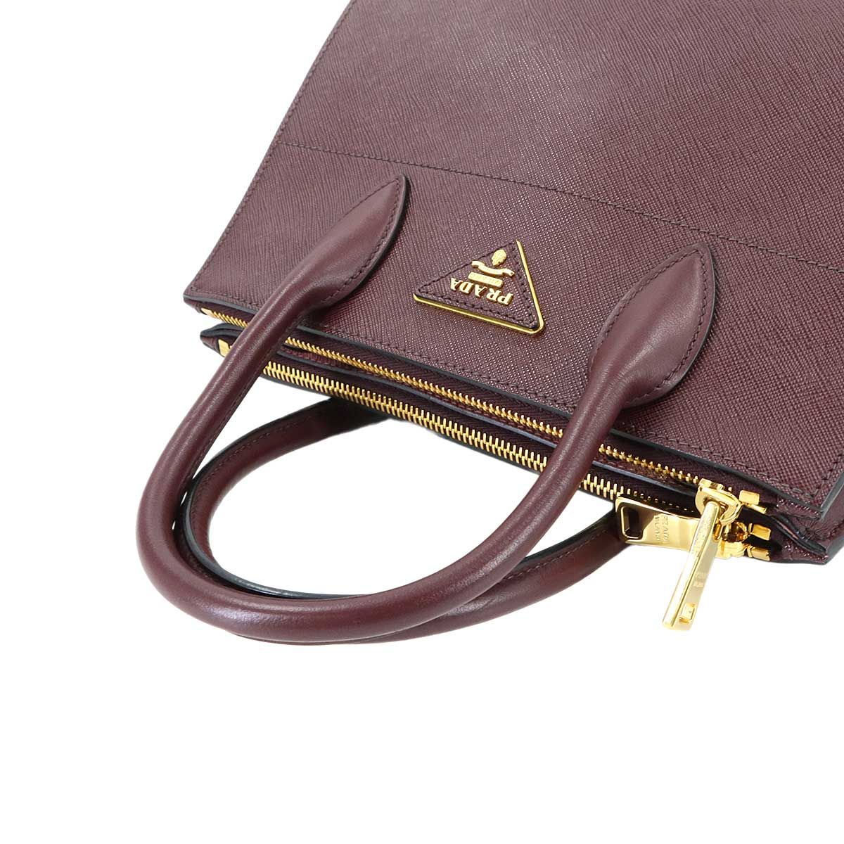 新品同様 プラダ PRADA パラディグラム 2way ハンド ショルダー バッグ 