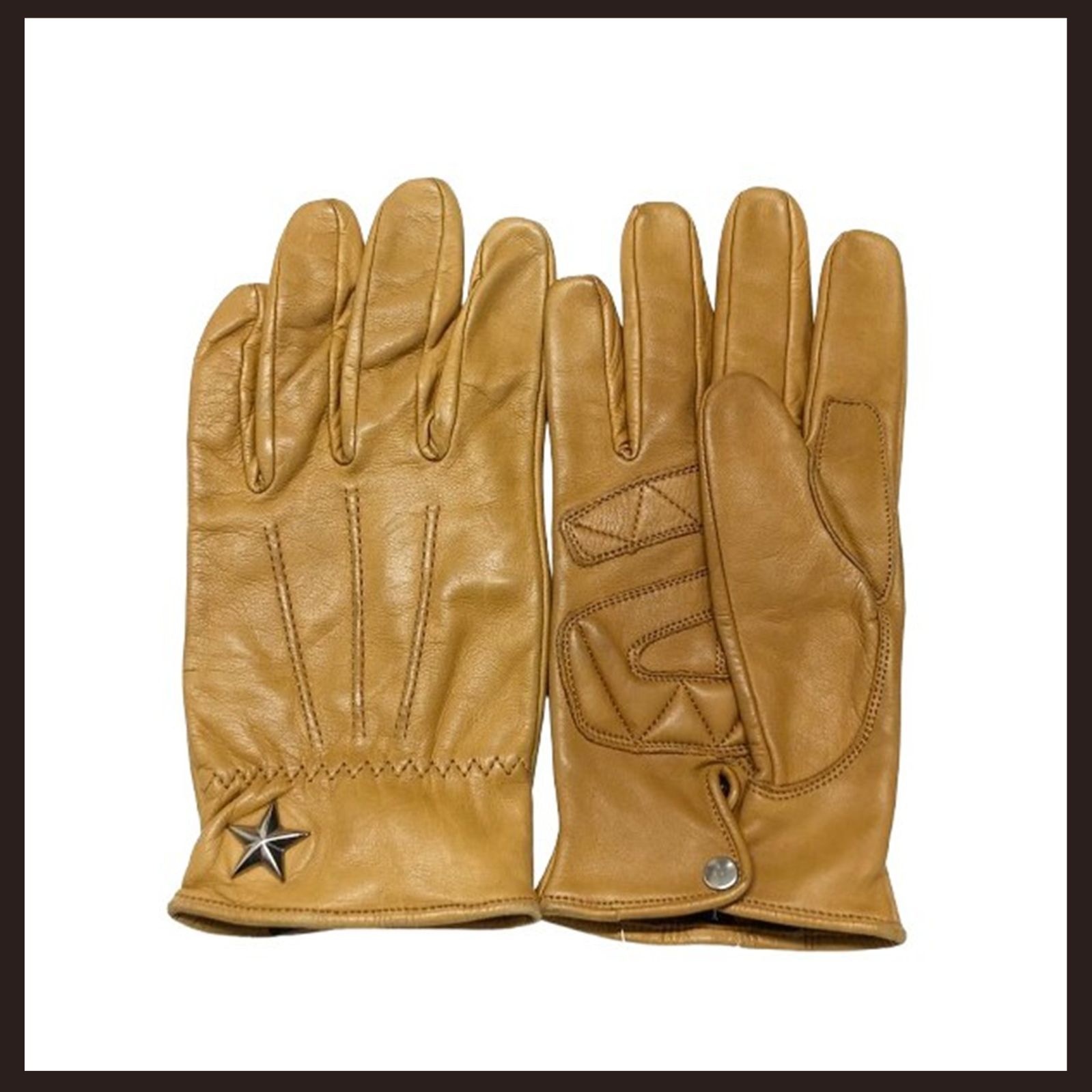 未使用 schott ショット ワンスター レザーグローブ キャメル L 新品未使用 Schott（ショット） ワンスター レザーグローブ L キャメル