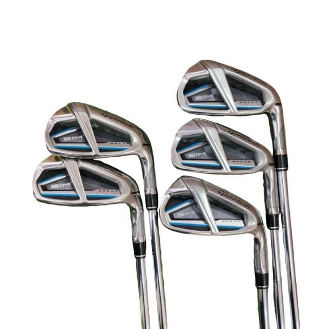 中古】 テーラーメイド SIM MAX・OS 5S アイアンセット IR KBS MAX85
