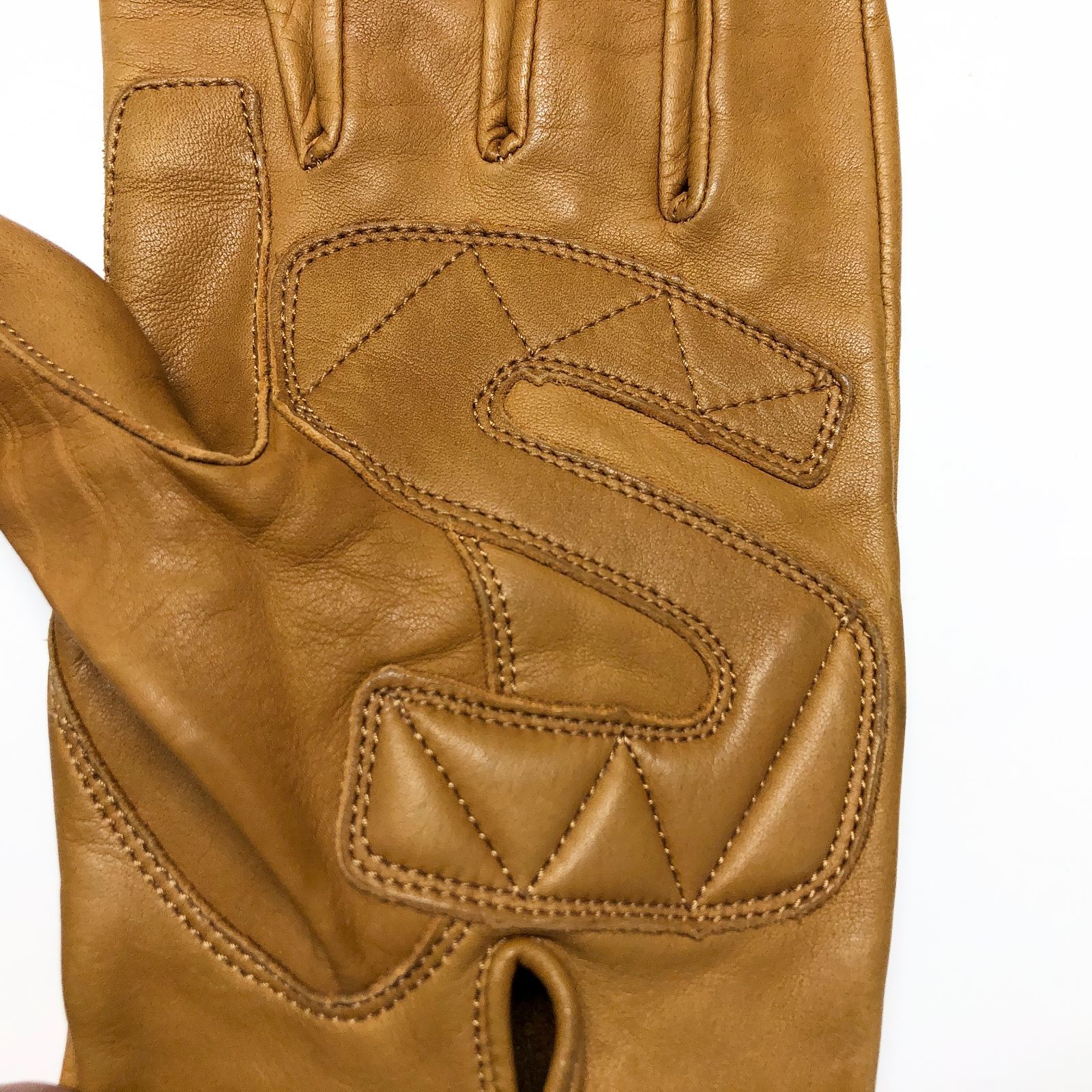 新品未使用 Schott（ショット） ワンスター レザーグローブ L キャメル