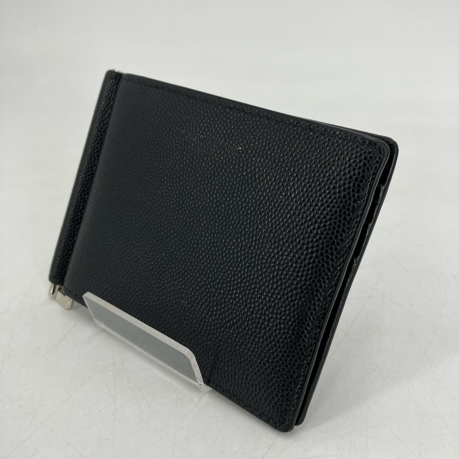 【イオン広店】 中古 SAINT LAURENT | サンローラン マネークリップ MRT378005 ブラック 【125】 イオン広店】 中古 SAINT LAURENT | サンローラン マネークリップ