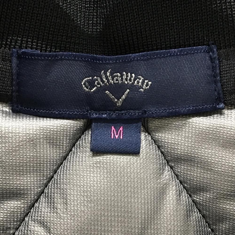 超美品】キャロウェイ 中綿ジャケット 黒×ゴールド キルティング