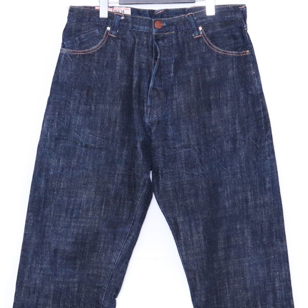 YAMANE EVISU カモメ銀刺繍 セルビッチ デニムパンツ ボタンフライ 35