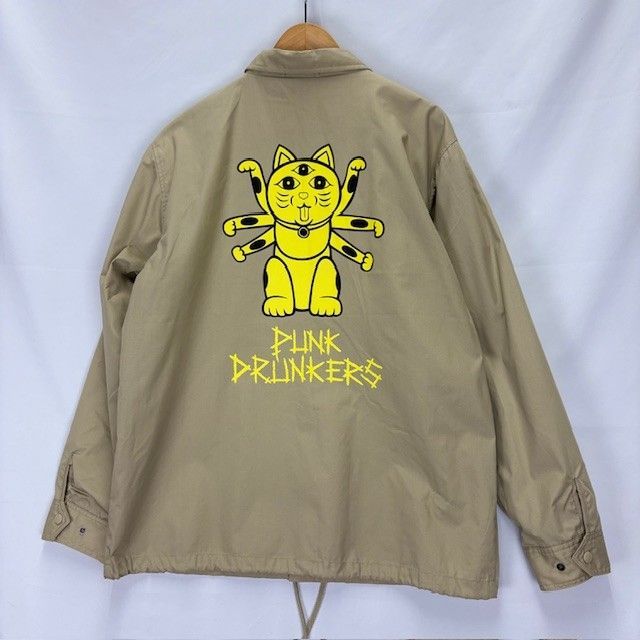PUNK DRUNKERS プリント コーチジャケット サイズXL 08011411 11