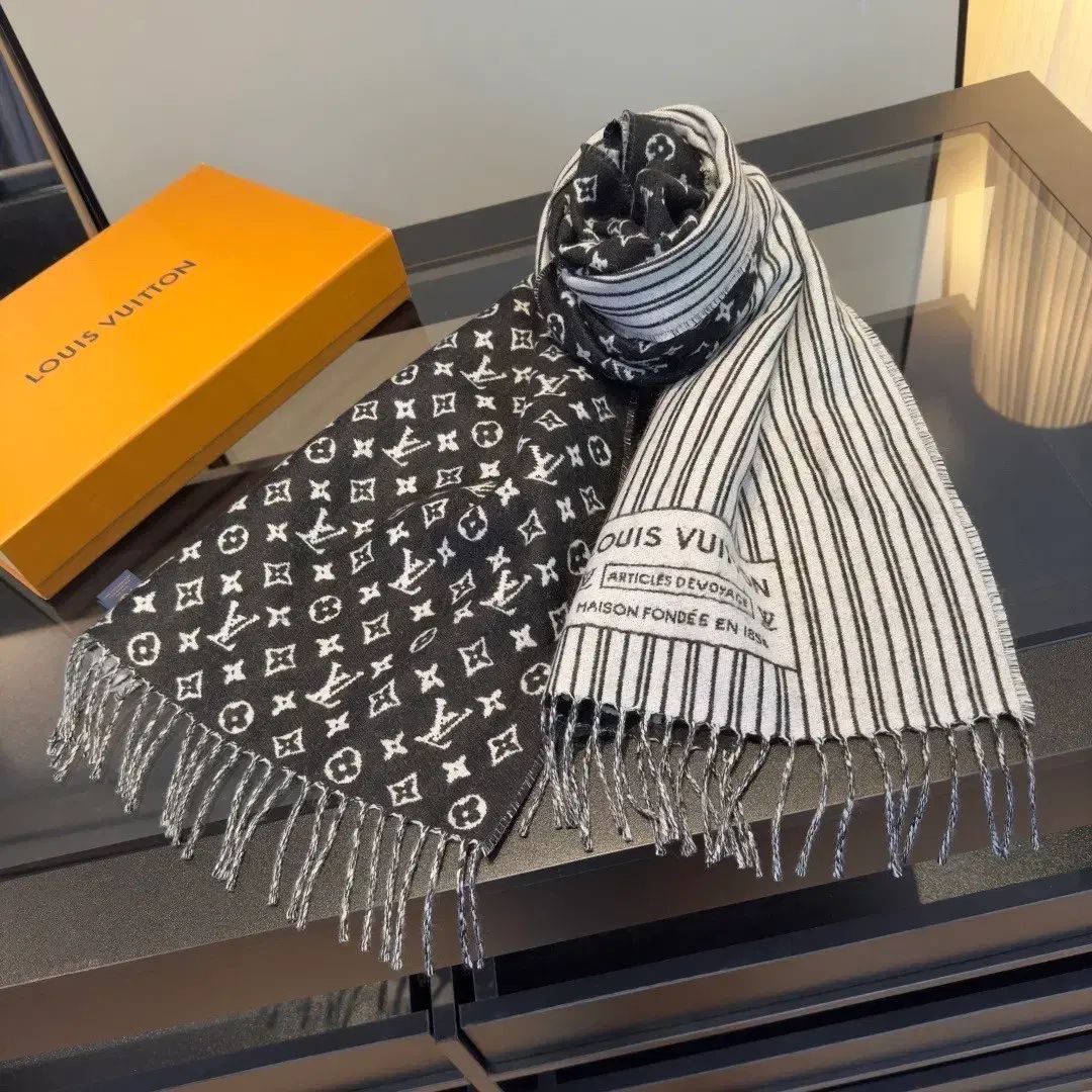 Louis Vuitton モノグラム ストライプ マフラー / スカーフ 購入