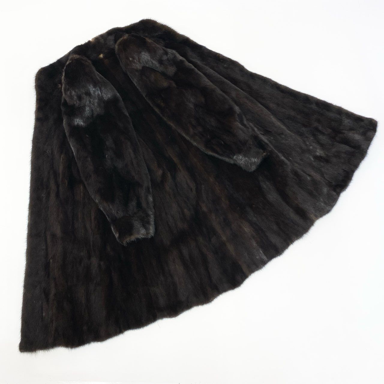 83a14 SAGA MINK サガミンク マホガニーミンク ミンクコート ロング