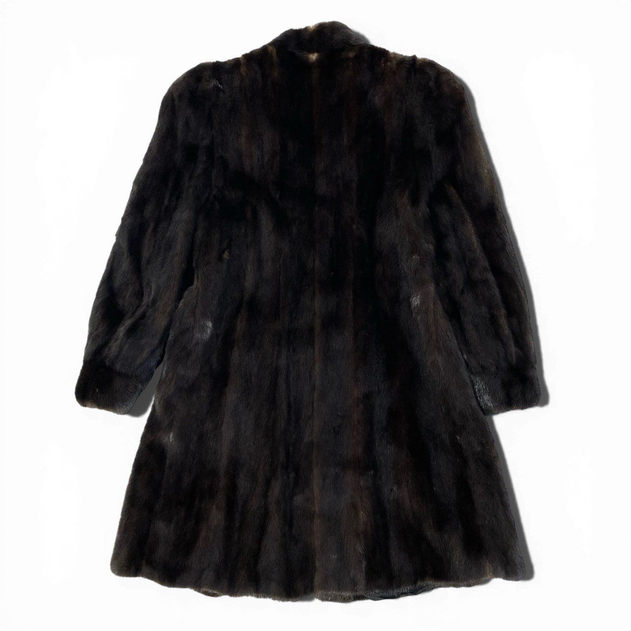 83a14 SAGA MINK サガミンク マホガニーミンク ミンクコート ロング