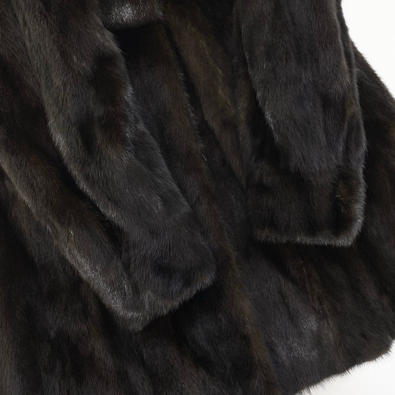 83a14 SAGA MINK サガミンク マホガニーミンク ミンクコート ロング