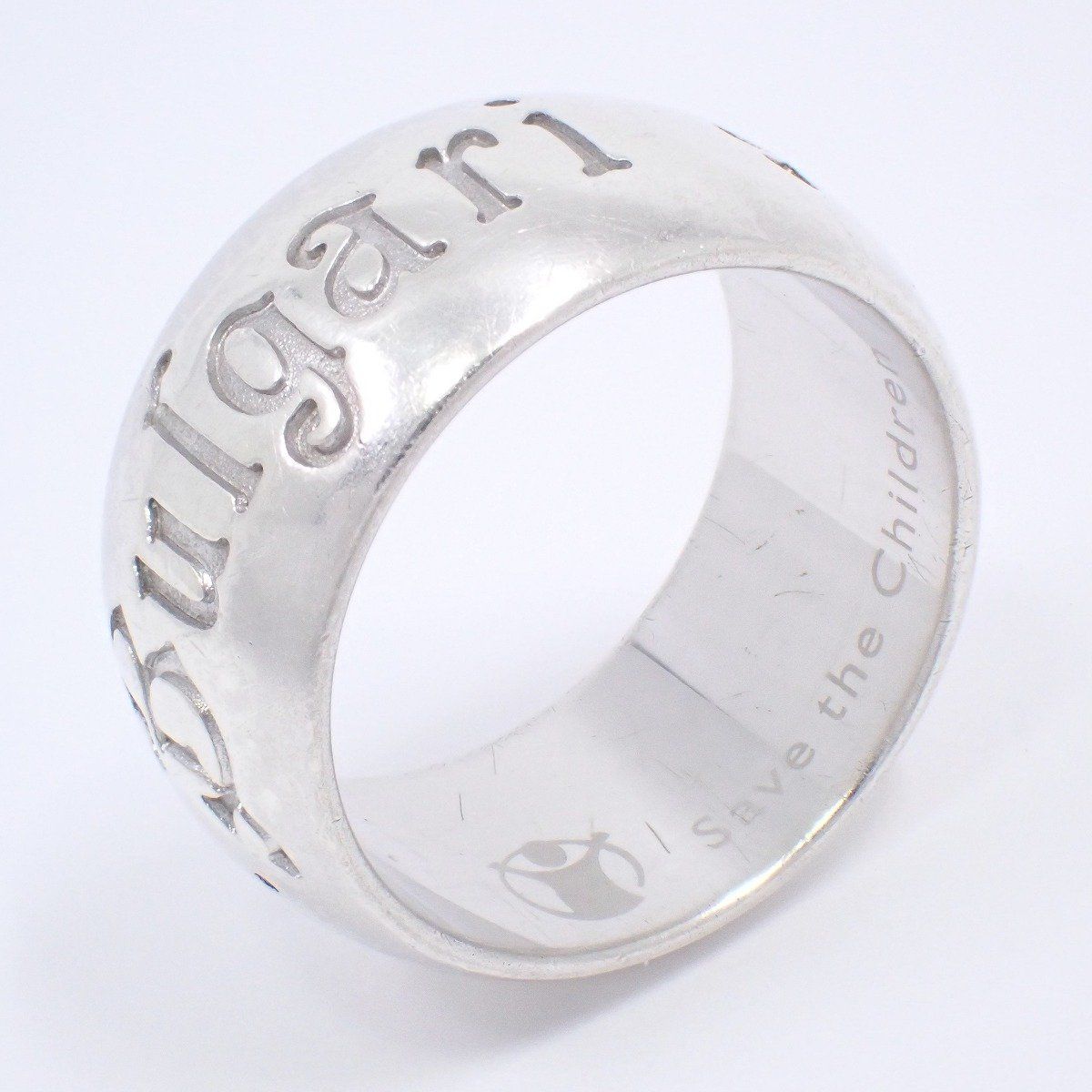 BVLGARI ブルガリ セーブザチルドレン リング 指輪 シルバー925 表記