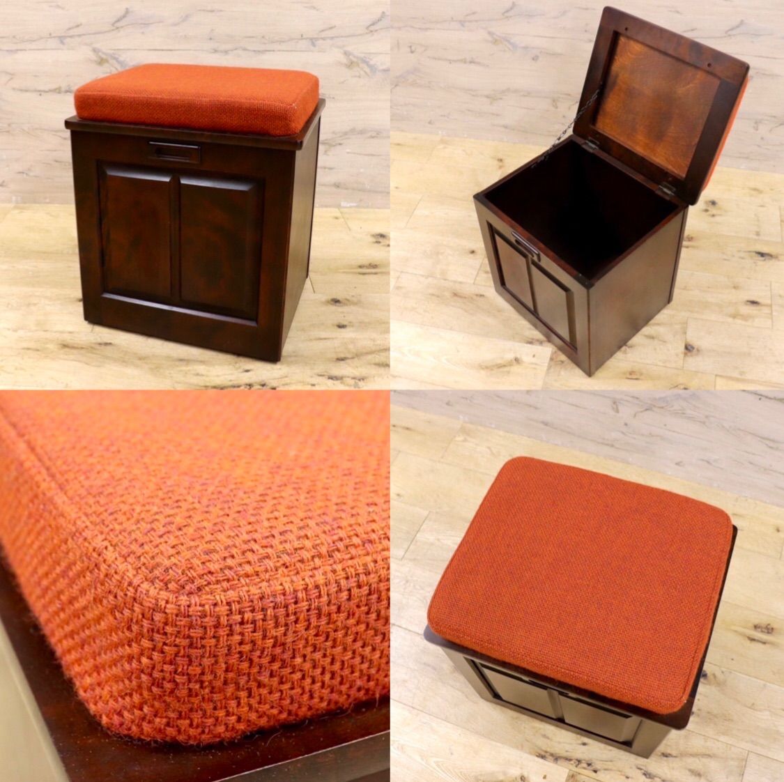 GMIK772B○北海道民芸家具 ドレッサー スツール セット 鏡台 化粧台 樺