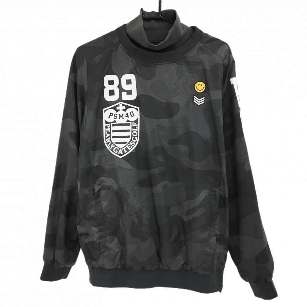 美品】パーリーゲイツ ツインスニード グレー カモフラ インナー無地