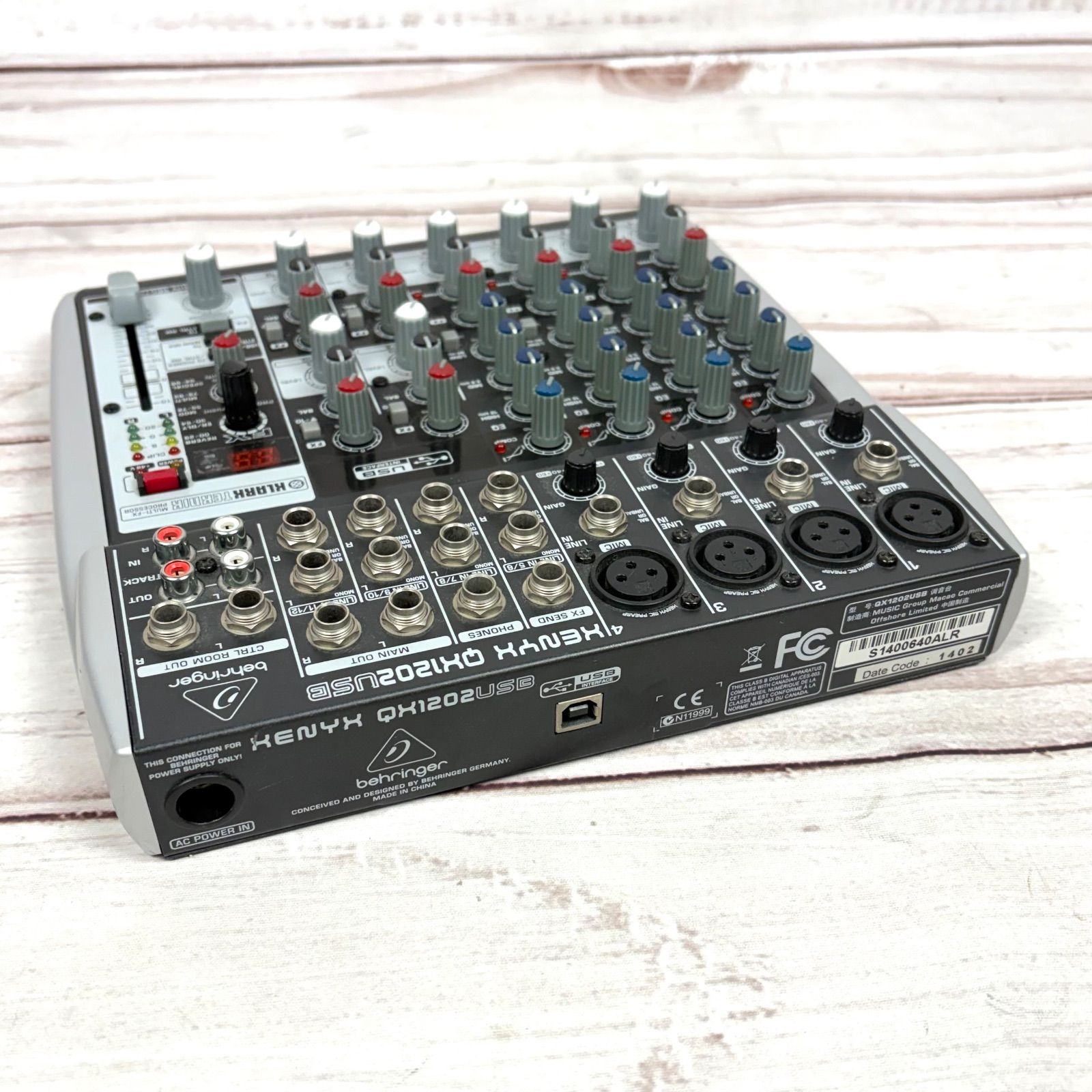 美品 動作ok！ ベリンガー QX1202USB QX1202USB XENYX - 製品一覧