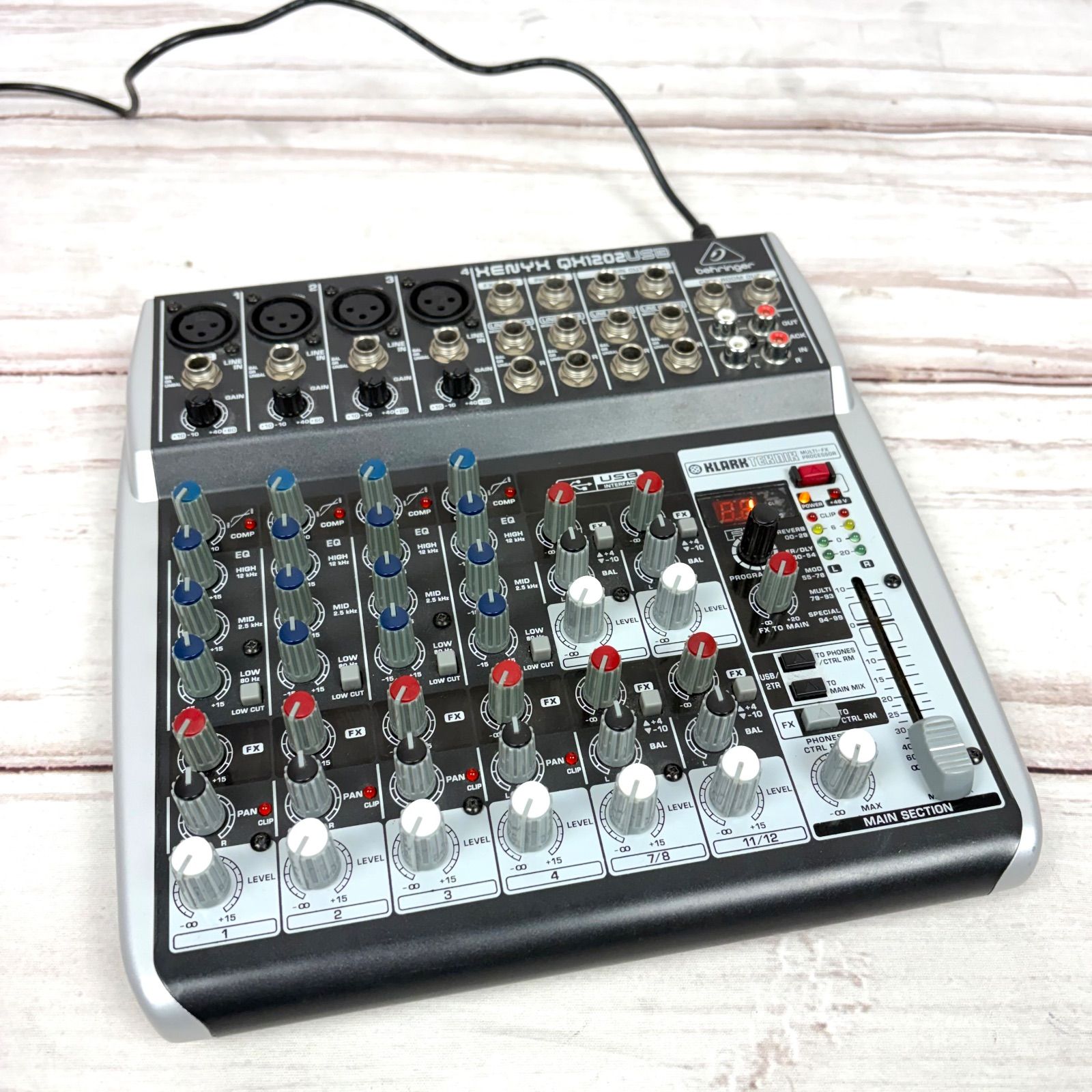 BEHRINGER XENYX QX1202USB ベリンガー インターフェイス エフェクト