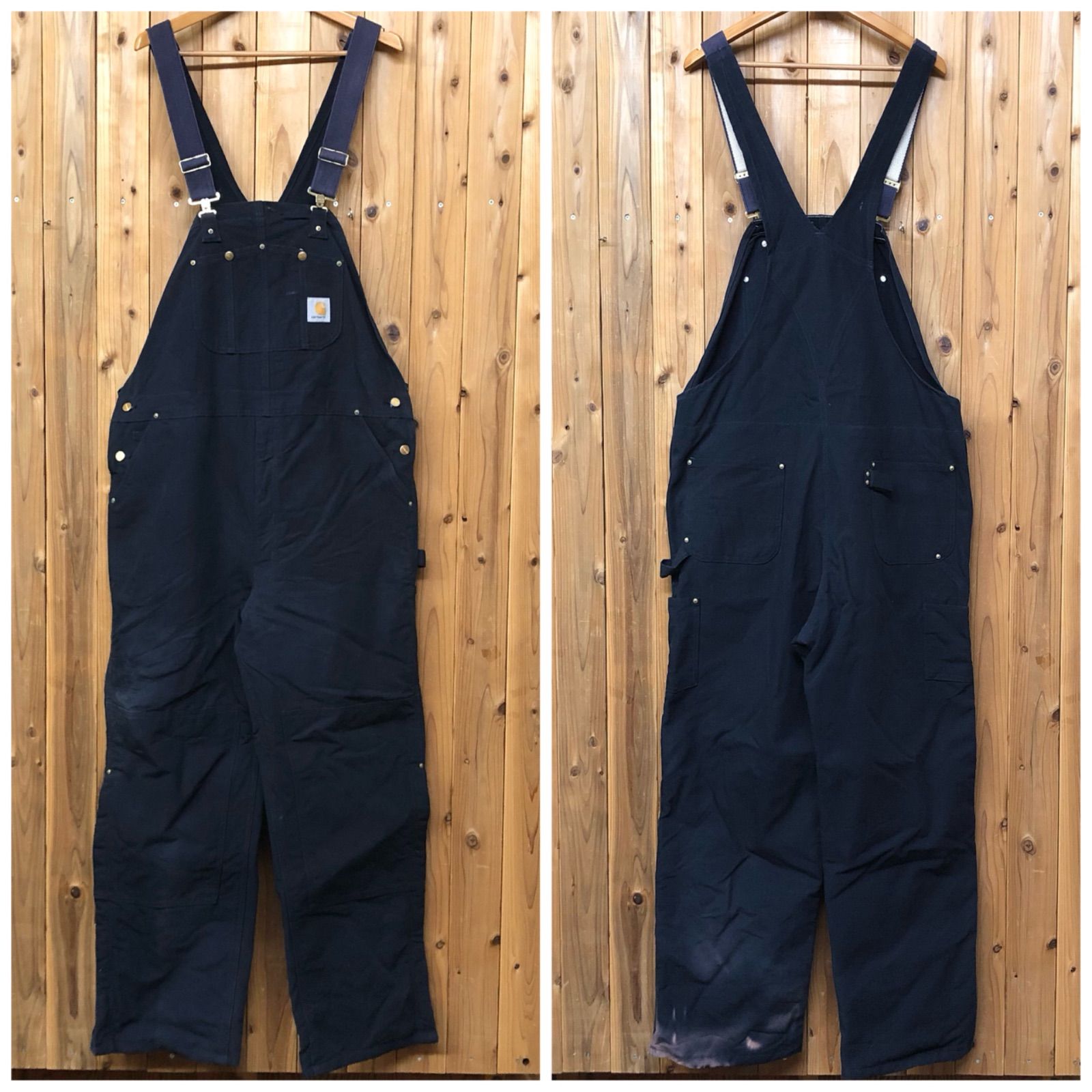 carhartt メンズ W44 x L32 DNY ダックビブオーバーオール つなぎ
