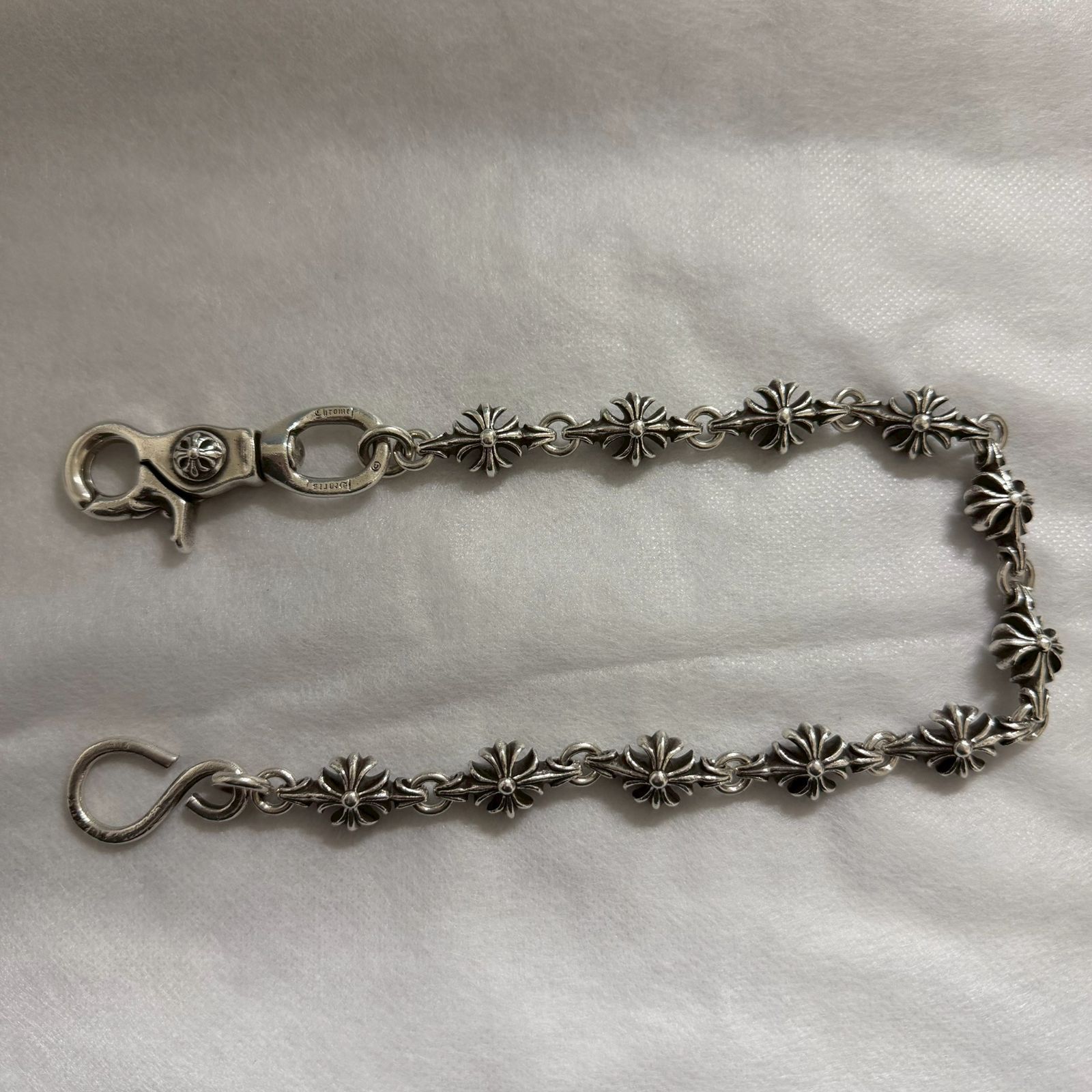 ク*ア様 クロムハーツ　4C CROSS SHORT-S　ウォレットチェーン CHROME HEARTS（クロムハーツ） 4C CROSS SHORT-S 1クリップカット