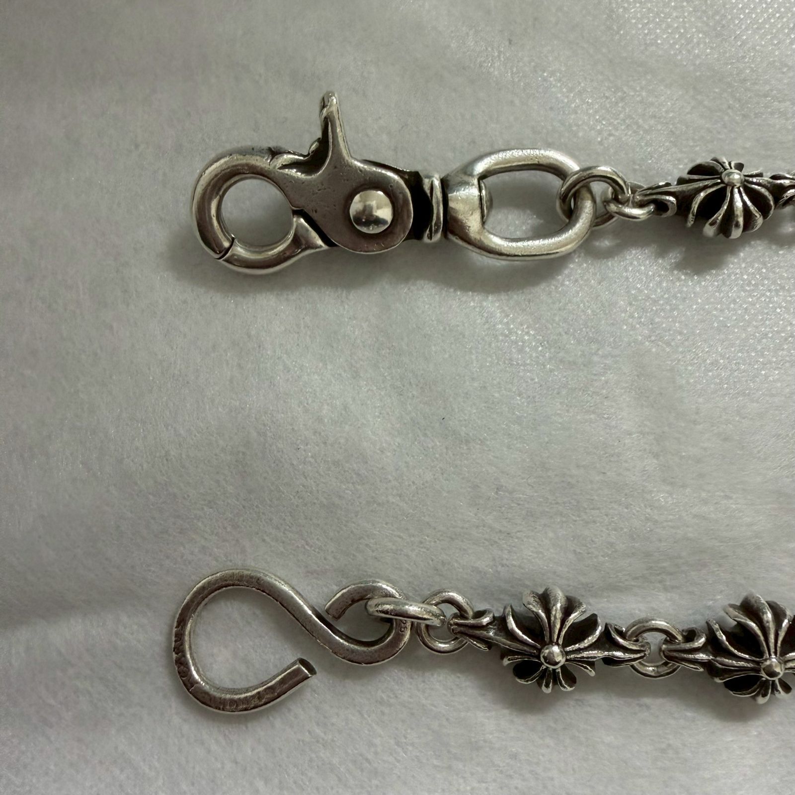 ク*ア様 クロムハーツ　4C CROSS SHORT-S　ウォレットチェーン CHROME HEARTS（クロムハーツ） 4C CROSS SHORT-S 1クリップカット