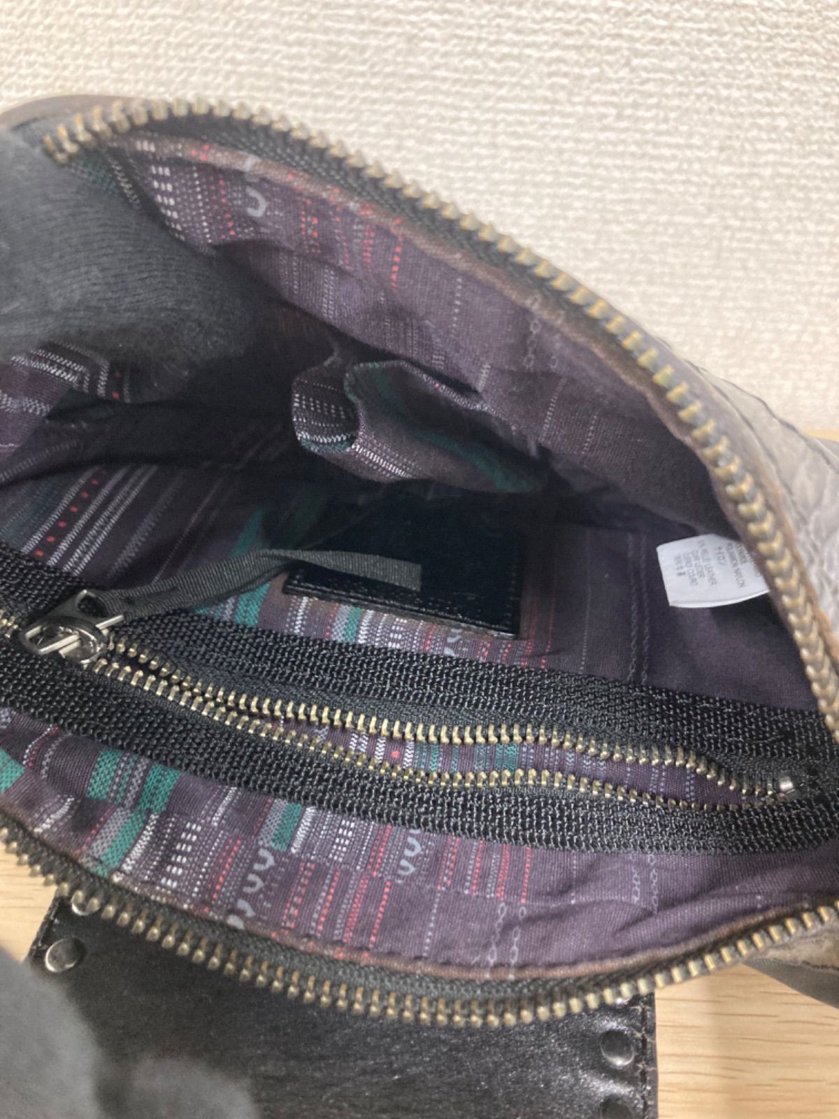 1希少品 廃盤品 ディーゼル DIESEL ショルダーバッグ ブラック レザー