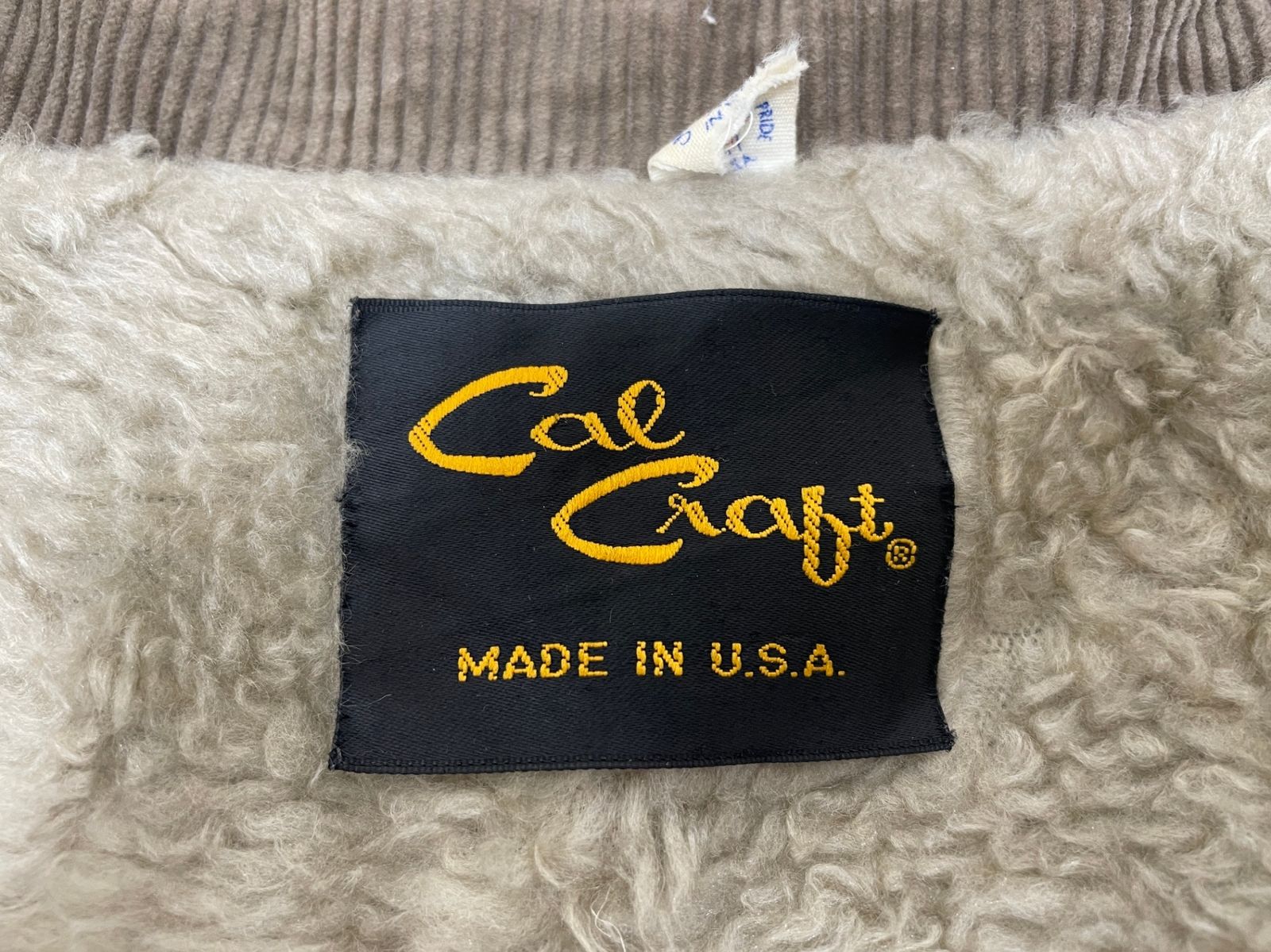 CAL CRAFT 太畝コーデュロイジャケット 裏ボア 古着 USA製 ビンテージ