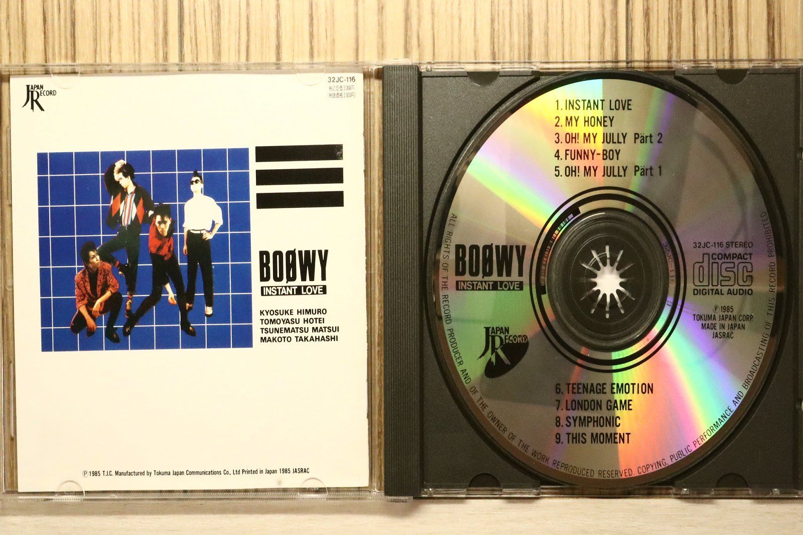 国内盤CD☆ボウイ /BOOWY □ INSTANT LOVE 【32JC116/4988008311235
