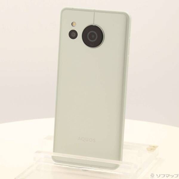 中古品〕 AQUOS sense8 128GB ペールグリーン SHG11 au SIMフリー【352