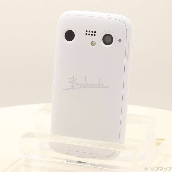 中古品〕 BALMUDA Phone 128GB ホワイト X01A-WH SIMフリー【352