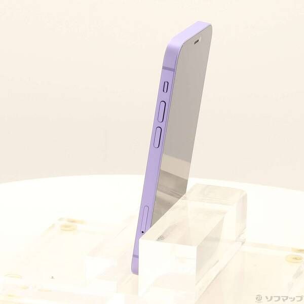 中古品〕 iPhone12 mini 128GB パープル MJQD3J／A SIMフリー【258