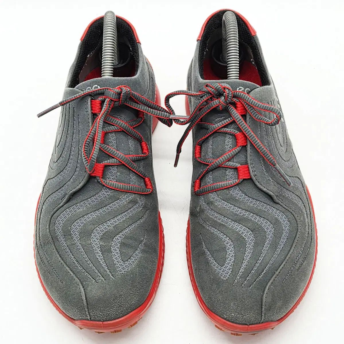 【美品】ECCO ゴルフシューズ グレー/レッド Ecco S OVERDRIVE パフォーマンス ゴルフシューズ グレー (260) - メルカリ