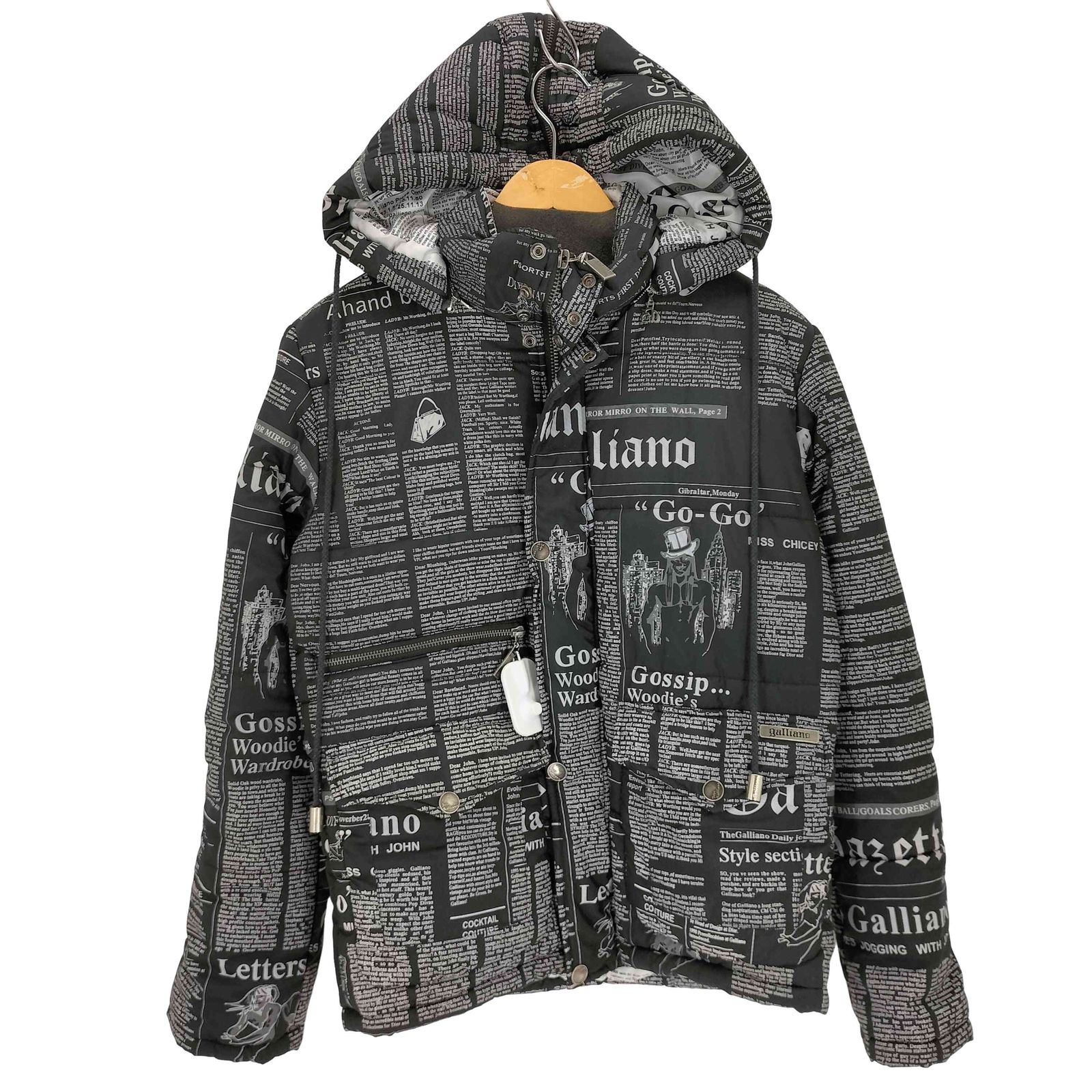 ジョンガリアーノ JOHN GALLIANO イタリア製 ニュースペーパーダウン