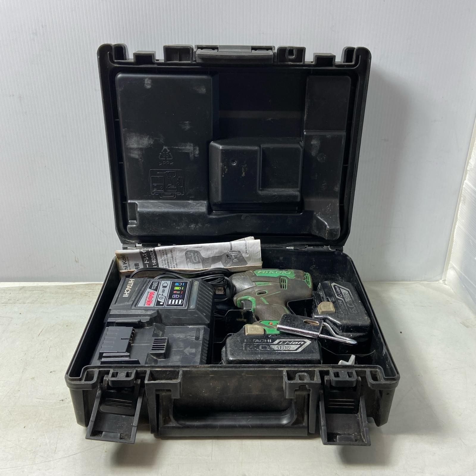 ΦΦHITACHI 日立 18 V コードレスインパクトレンチ グリーン