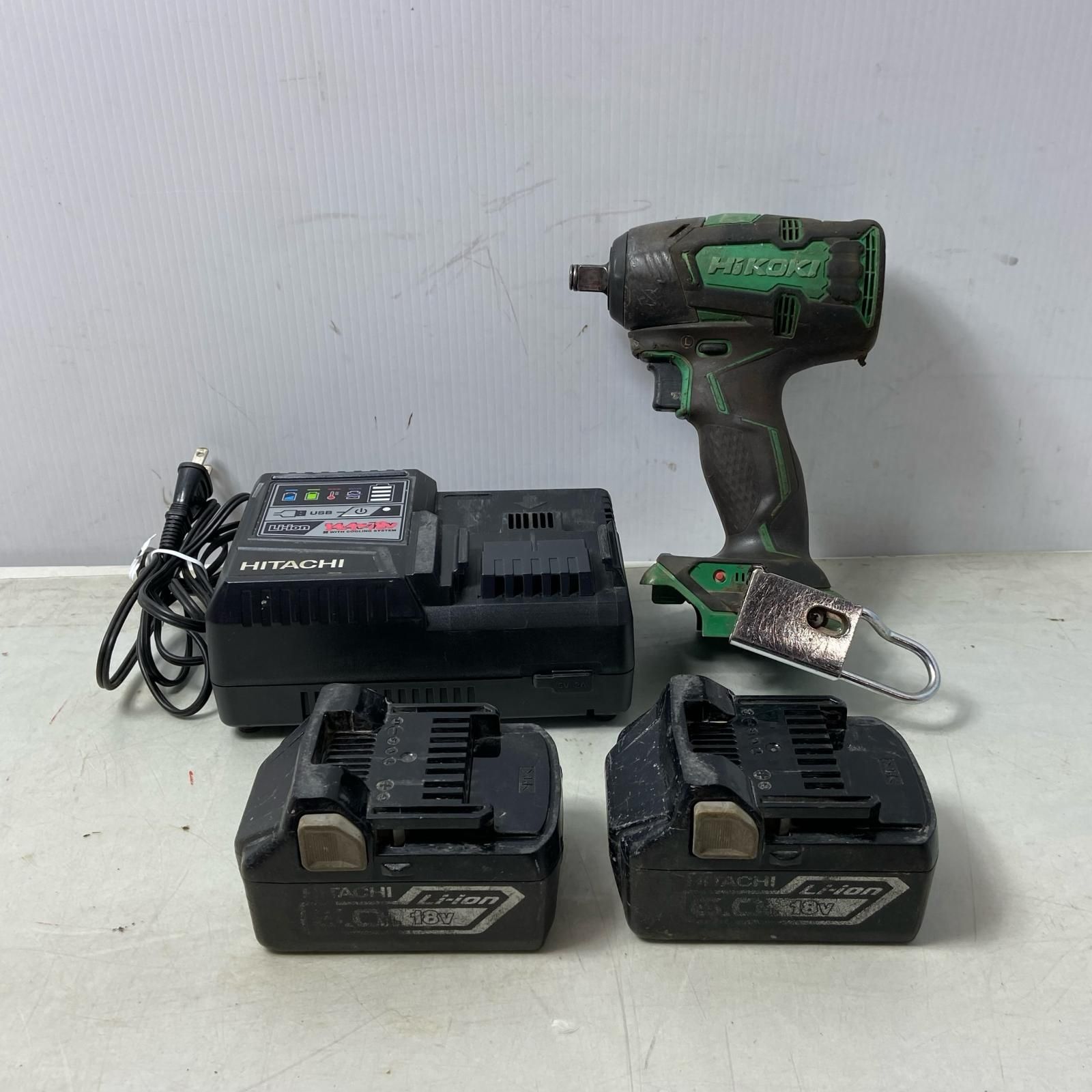 ΦΦHITACHI 日立 18 V コードレスインパクトレンチ グリーン