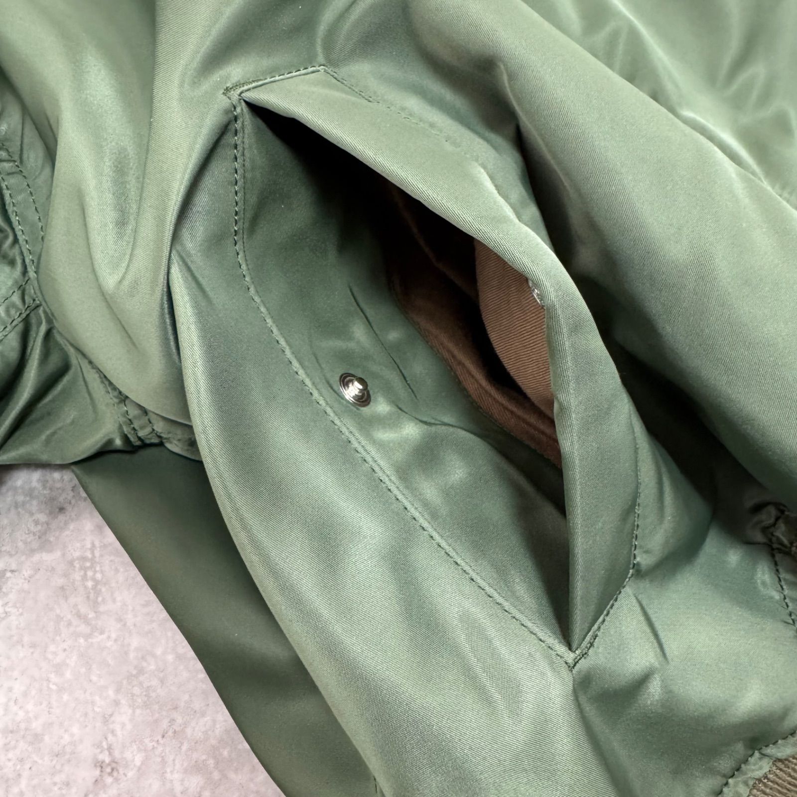 美品】sacai サカイ MA-1 バックフレア バックプリーツ ボンバー