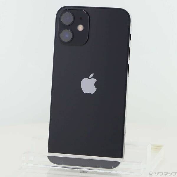 中古品〕 iPhone12 mini 128GB ブラック MGDJ3J／A SIMフリー【258