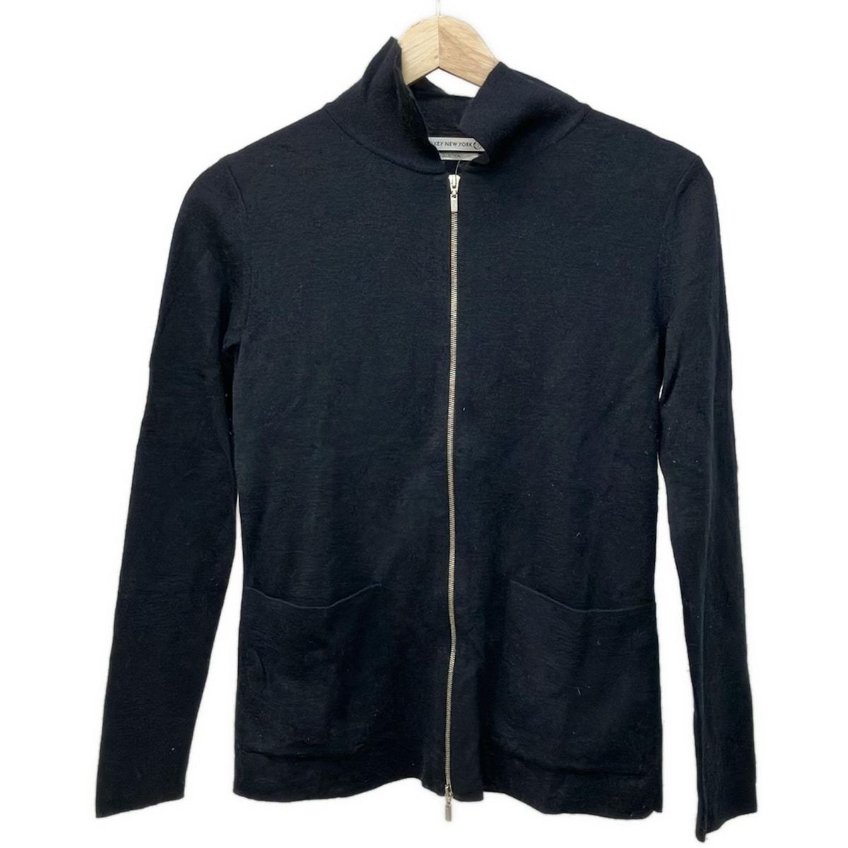 極美品 2023年FOXEY フォクシー ノーカラーカーディガン 38 M 黒 極美品 2023年FOXEY フォクシー ノーカラーカーディガン 38 M 黒｜