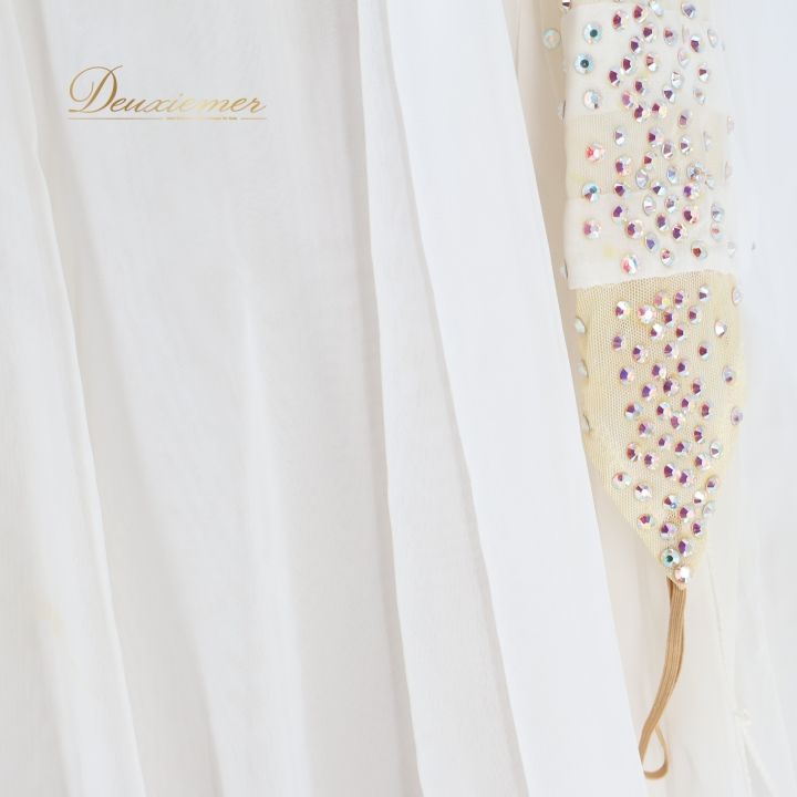 社交ダンス 衣装 白樺ドレス スタンダードドレス ワンピース ドレス