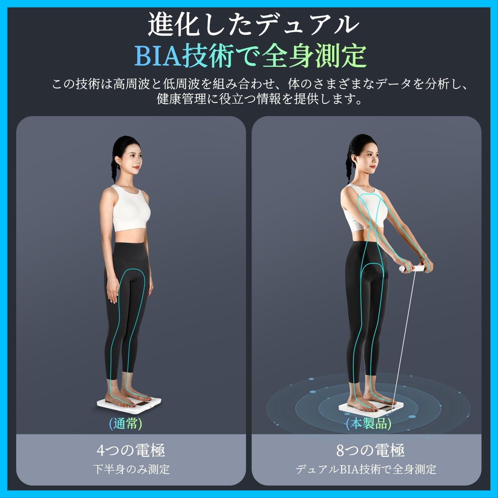 在庫処分 1年メーカー保証 電池付属 ヘルスメーター 高精度 登録者無制限 自動認識 watch GoogleFit Fitbit appleヘルスケア連携 アプリ対応 apple Bluetooth対応 8電 体重 体脂肪率 BMI 筋肉量 26項目測定