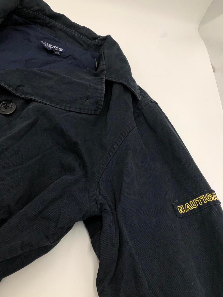NAUTICA ノーティカ コットン ピー コート sizeXL/紺 ◇□ メンズ