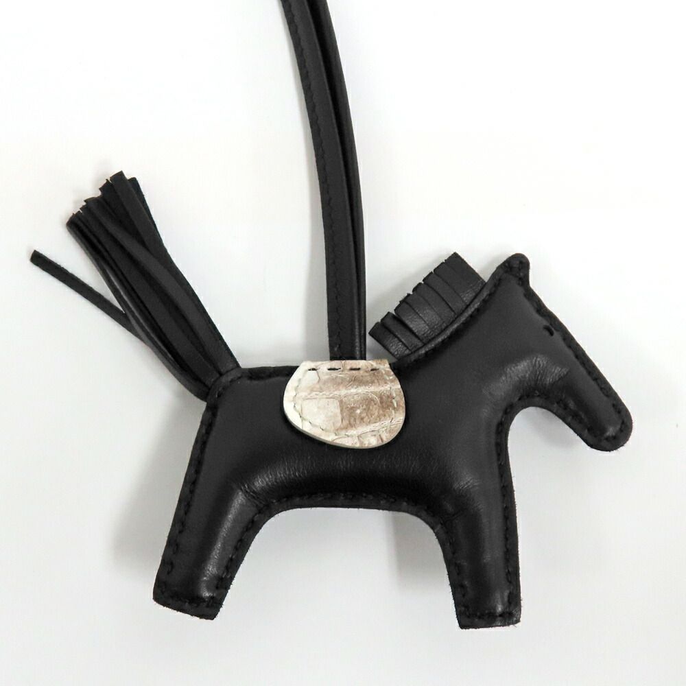 名古屋】エルメス ロデオPM チャーム ブラック ヒマラヤ W刻印 2024年