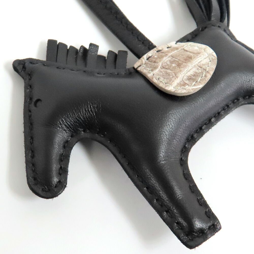 名古屋】エルメス ロデオPM チャーム ブラック ヒマラヤ W刻印 2024年