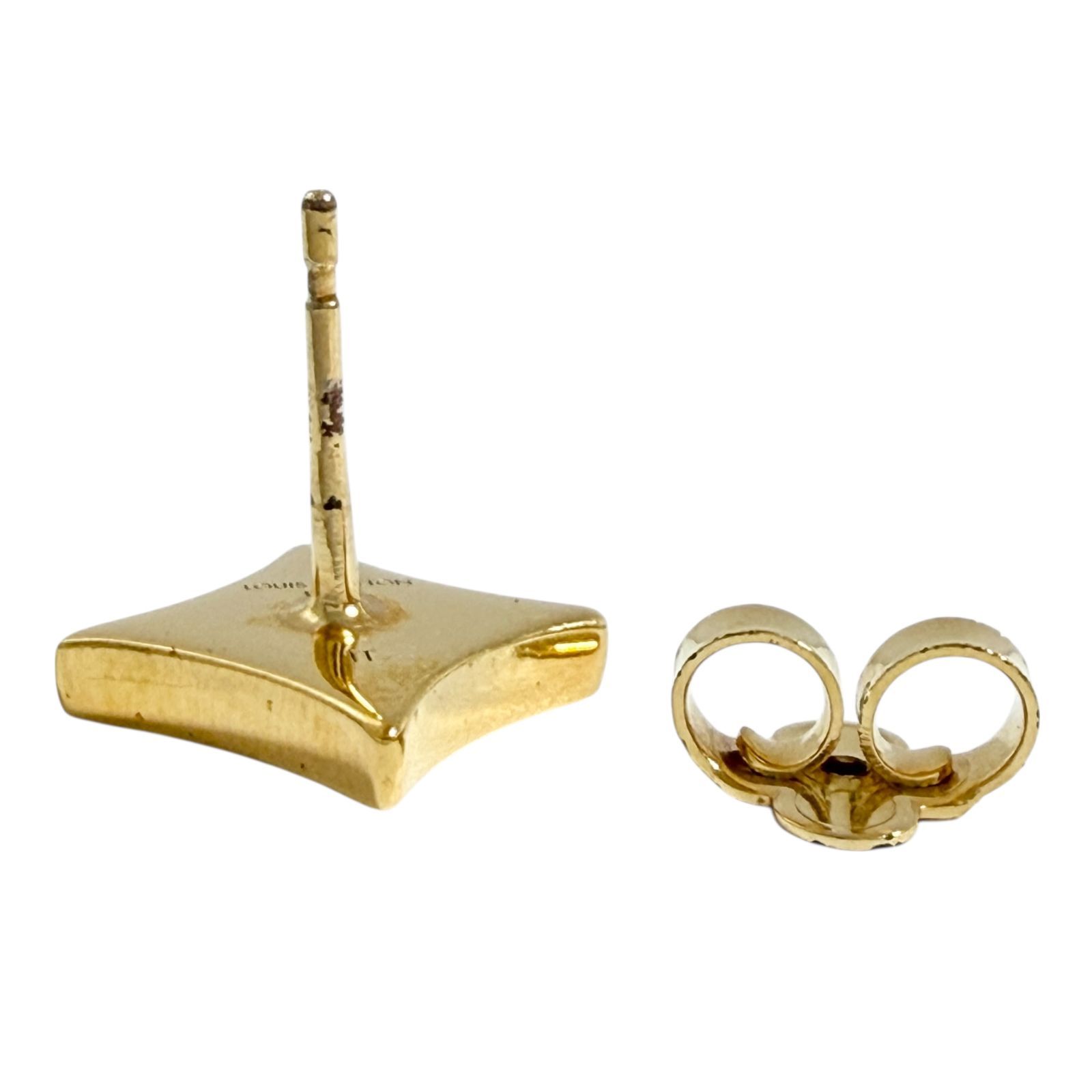 ルイヴィトン メンズ ピアス 片耳 1個のみ スター LV インスティンクト