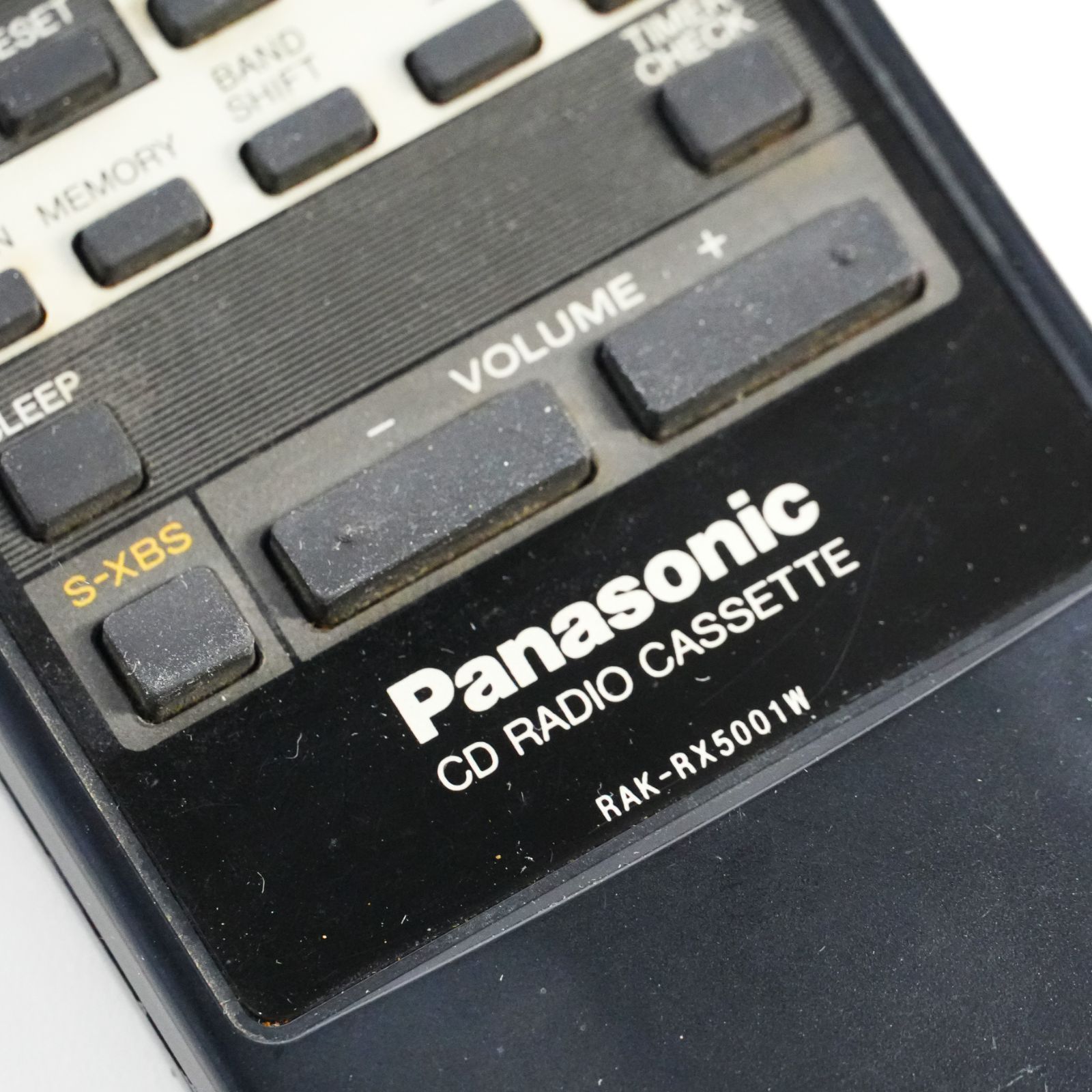 IM] 動作品 パナソニック CDラジカセ RX-DT9 ダブルカセット リモコン