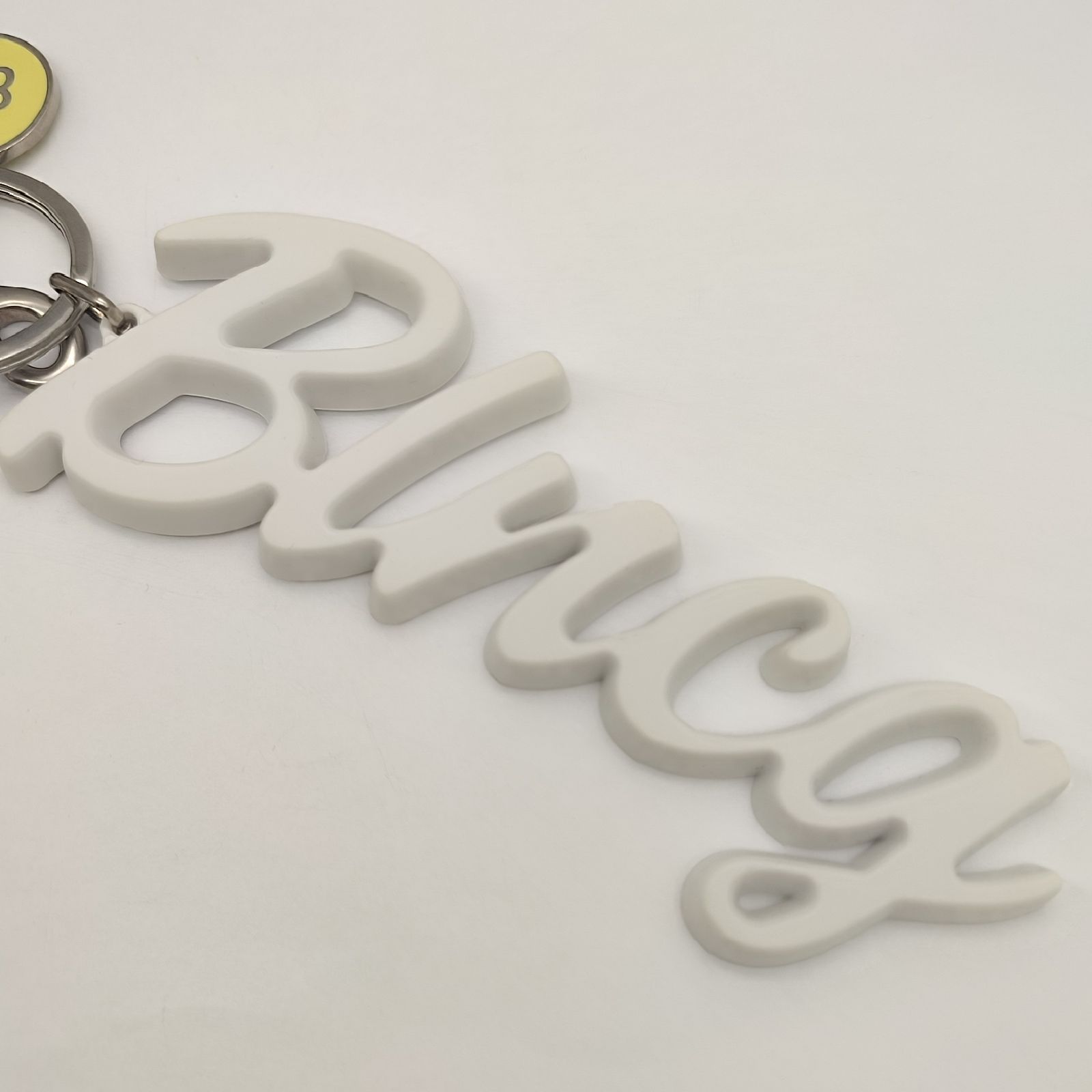 バレンシアガ　BALENCIAGA　Blncg　キーチャーム　BB　シリコン 超美品】バレンシアガ BALENCIAGA Blncg キーチャーム BB シリコン SS