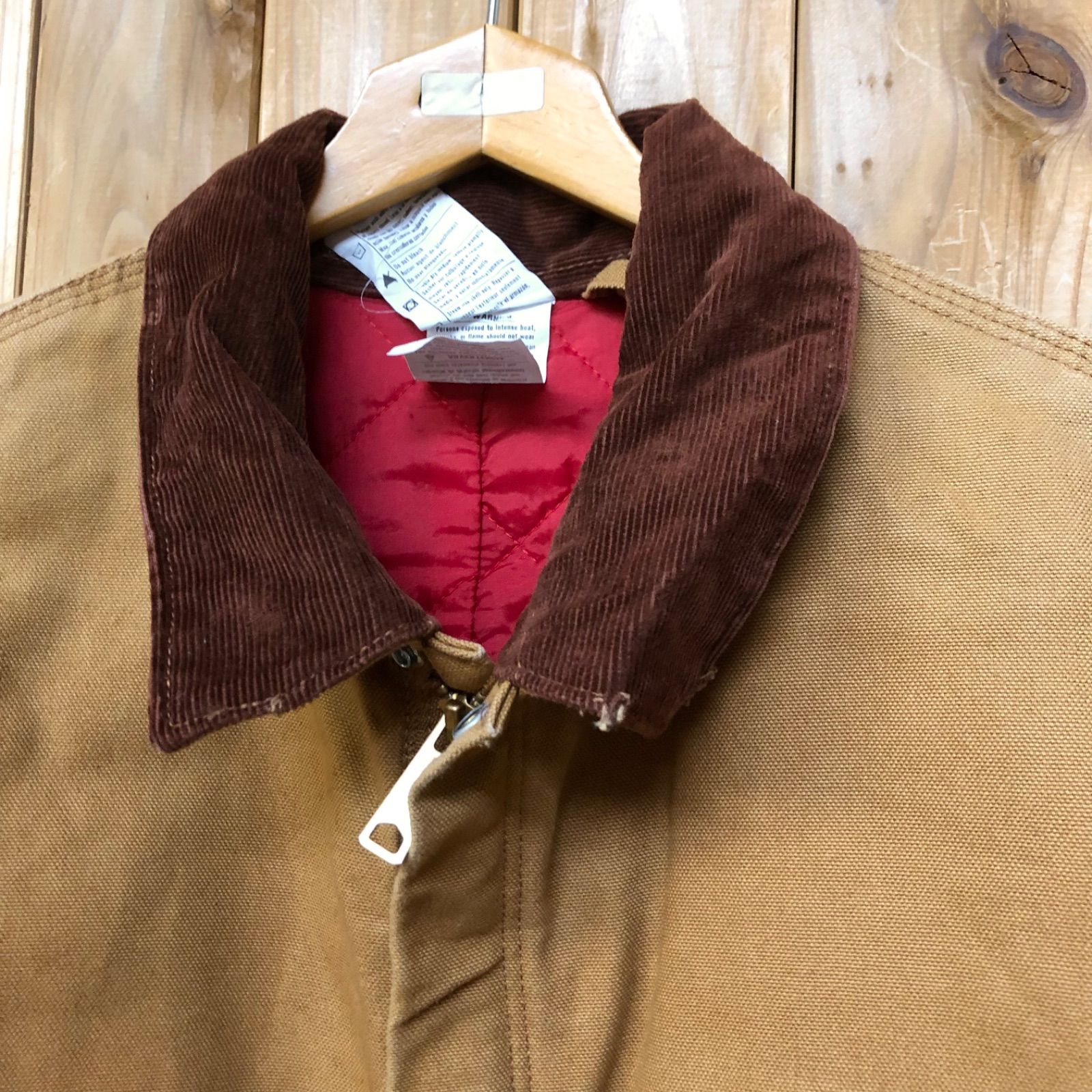 carhartt メキシコ製 X01 BRN ダック地 オールインワン つなぎ