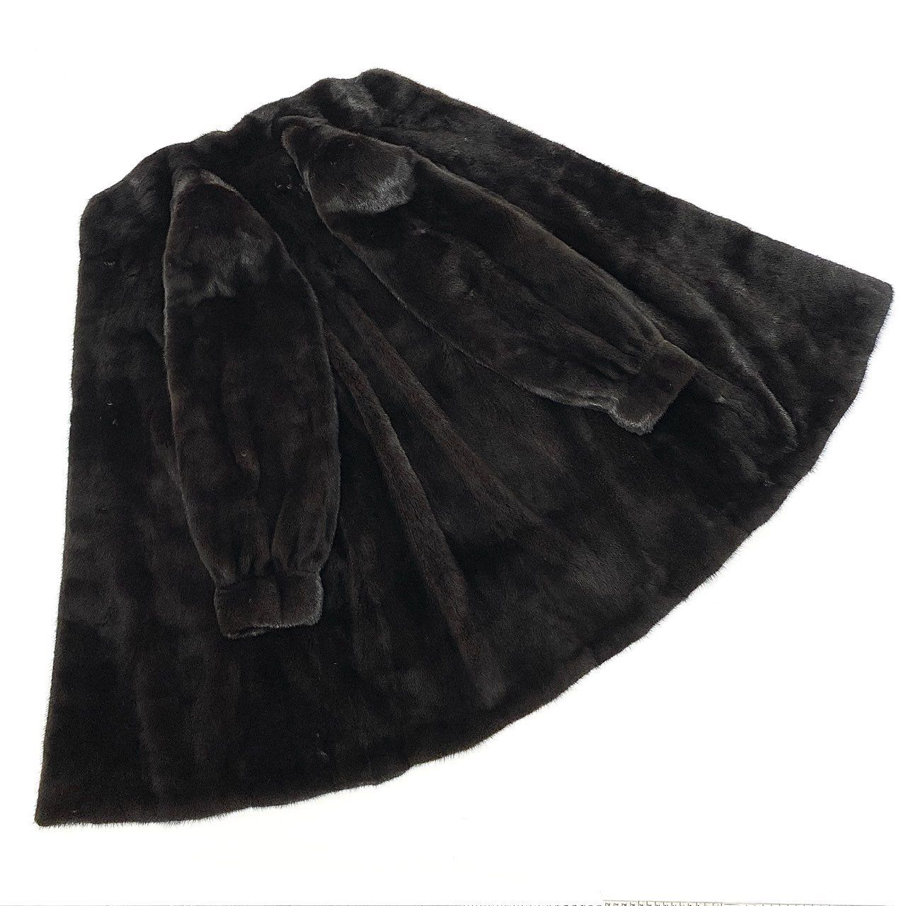 BLACKGLAMA】 美品・ブラックブラウン系ミンクコートF 2026年最新